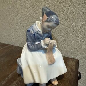 Royal Copenhagen porcelain figurine “Amager Girl"